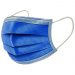 Ochranné rúška MODRÉ jednorázové 3-vrstvové vysokej kvality z netkanej textílie – vyrobené v EÚ – 10 kusov