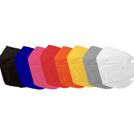 Bari Medical – kolekcia FFP2 respirátorov každý v inej farbe – 7 kusov